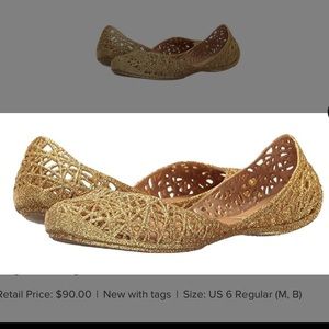 Melissa and Campana Zig Zag flats